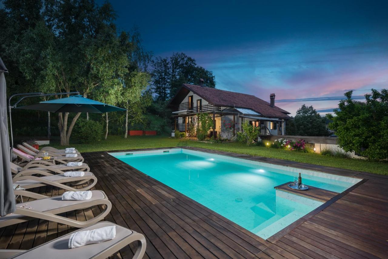 Villa Bella, Villa With Heated Pool Cerovlje 外观 照片